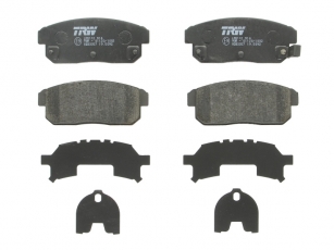 Купить GDB3357 TRW Тормозные колодки задние RX-8 2.6 Wankel с звуковым предупреждением износа
